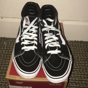 original Vans Sk8 High, Black and White